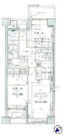 エフローレ日本橋 2階 間取り図