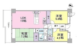 アイルサイドテラス 704 間取り図