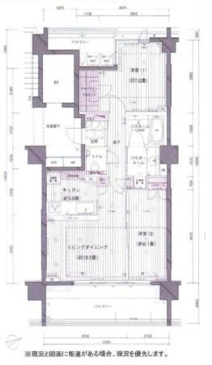 サンフル芝浦キャナルオーパス 4階 間取り図