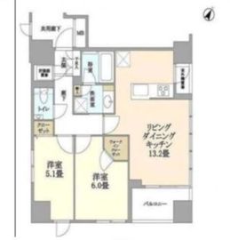 オープンレジデンシア日本橋水天宮 11階 間取り図