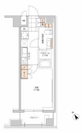 ヒューリック目白 701 間取り図