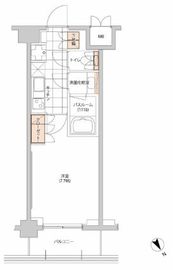 ヒューリック目白 813 間取り図