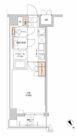 ヒューリック目白 617 間取り図