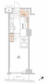 ヒューリック目白 610 間取り図