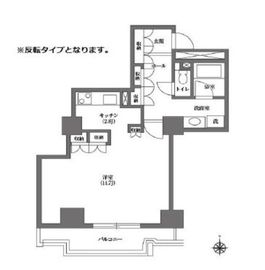 文京グリーンコートビュータワー本駒込 B1705 間取り図