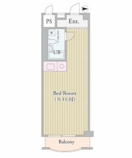 パークグレース新宿 914 間取り図