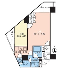 エクセレント麻布十番 10階 間取り図