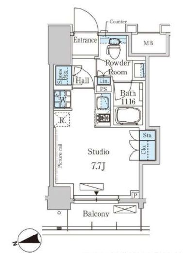 パークアクシス大森レジデンス 402 間取り図