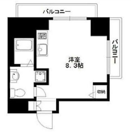 マストライフ目黒南 212 間取り図