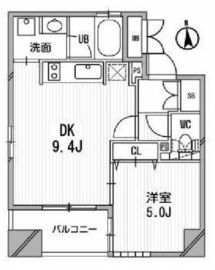 クリオ三田ラ・モード 901 間取り図