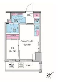 クレヴィアリグゼ雪が谷大塚 502 間取り図