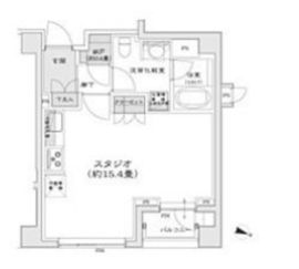 パークハウス中目黒 1階 間取り図