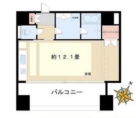 文京ガーデンザウエスト 5階 間取り図