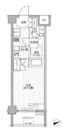 プラネソシエ大森山王 106 間取り図