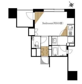 シティハウス中目黒ステーションコート 5階 間取り図