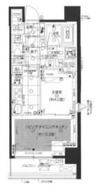 ピアース南麻布 7階 間取り図