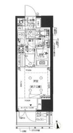 ピアース南麻布 7階 間取り図