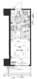 ピアース南麻布 7階 間取り図