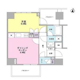 K's新中野 807 間取り図