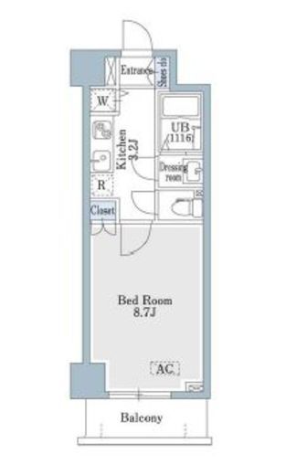 SHOWN HATSUDAI 806 間取り図