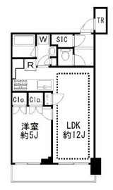 ベイズタワー＆ガーデン 10階 間取り図