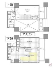 レジディア東銀座 1403 間取り図