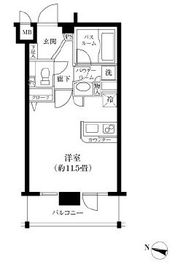 レジディア神田東 1002 間取り図