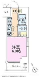 茅場町レジデンス壱番館 201 間取り図