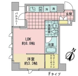 アズ日本橋人形町 206 間取り図
