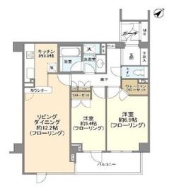 パークハウス白山御殿町 3階 間取り図