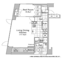 コンフォリア代官山青葉台 701 間取り図