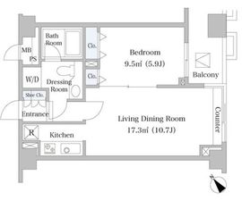 代官山ハイツ 302 間取り図