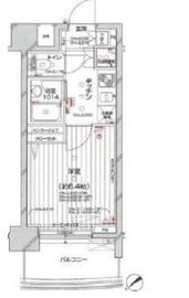 パレステュディオ中目黒 7階 間取り図