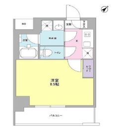 プラース千代田富士見 203 間取り図