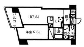 ヴォアラクテ西早稲田 108 間取り図