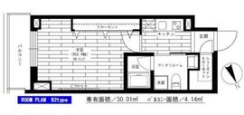 グランドコンシェルジュ六本木 2階 間取り図