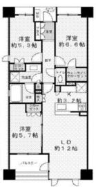 ブリリアウェリス文京千駄木 4階 間取り図