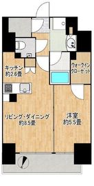 シティハウス四谷三丁目 12階 間取り図