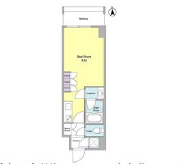 アリビオ錦糸町 202 間取り図