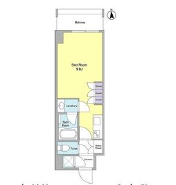 アリビオ錦糸町 203 間取り図