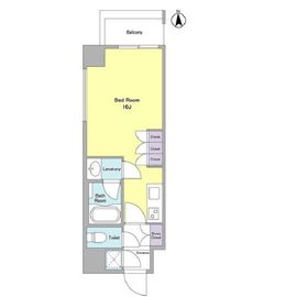 アリビオ錦糸町 401 間取り図