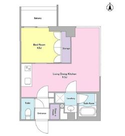 アリビオ錦糸町 205 間取り図