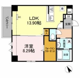 アリエッタ代々木上原 203 間取り図