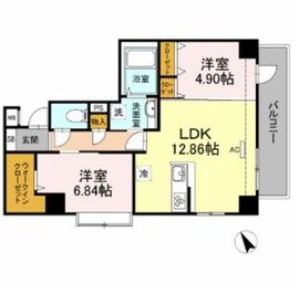 アリエッタ代々木上原 302 間取り図