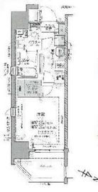 パークリュクス東麻布mono 4階 間取り図