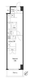 プライマル小石川 215 間取り図