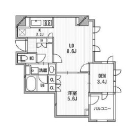 アーデン木場 404 間取り図