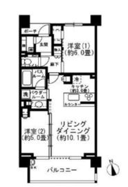 シティハウス神宮北参道 2階 間取り図