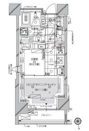 ピアース南麻布 9階 間取り図