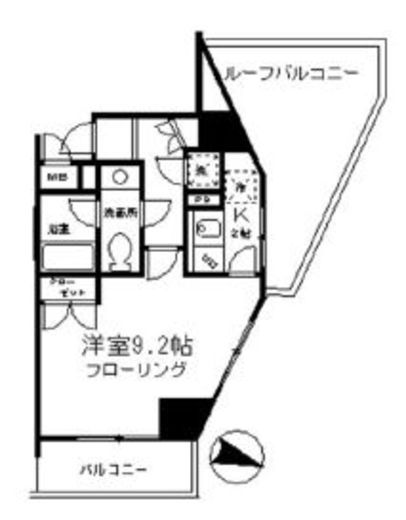 ヒルサイド御殿山 401 間取り図